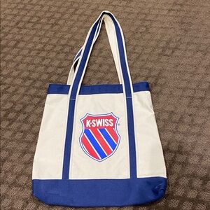 K-Swiss Vintage Small Canvas Tote Bag